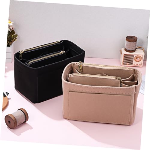 Organiseur de sac à main feutre compartiments multiples et poches - 4