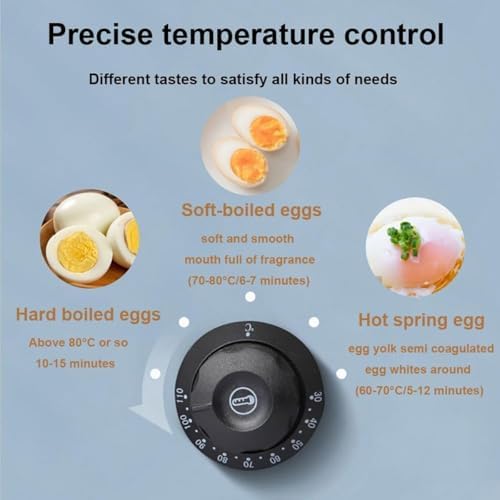 2600W Commercial Egg Boiler, 45 Pcs Stainless Steel Hot Spring Egg Boiler with Mesh Basket, 30-110C Temperature Control and Timer, Even Heating for Soft-Boiled and Half-Boiled Eggs