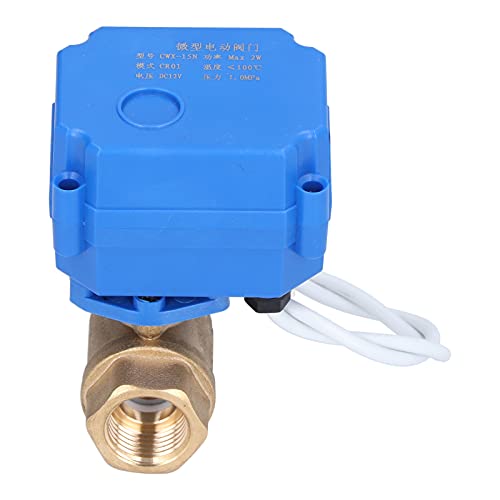 Válvula de Bola Eléctrica, Interruptor Motorizado Mini DC12V, Latón, DN15 1/2 pulg., Tratamiento de Agua, Alcance aplicable: Tratamiento de Agua, Proyectos que Requieren una