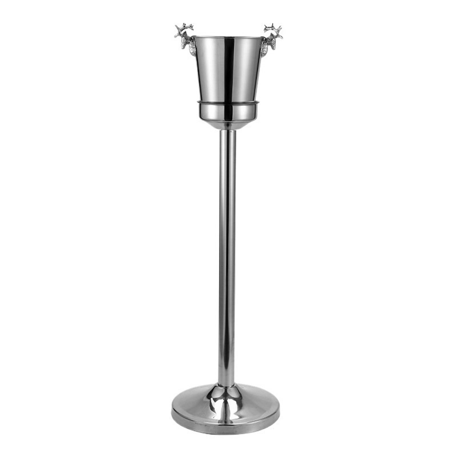 FZL02068LM Ice Bucket Ice Bucket With Stand Stainless Steel Cube Container For Wine Champagne Beer KTV Clubs Bar Parties Wine Cooler
