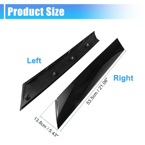 Molduras de pilar A X AUTOHAUX para Mini Cooper 2007-2015, ajuste perfecto de parabrisas 5