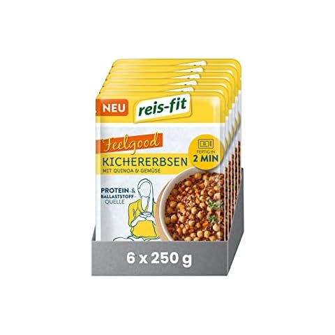 reis-fit Feelgood Kichererbsen 6x250g, vegan & glutenfrei Cover
