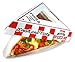 OlymPak Individual Pizza Slice Box | Disposable with Clear Window | Easy Clamshell, Thick & Sturdy | Microwave & Freezer-safe | 200/Case (6