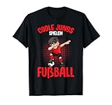 ragazzi cool giocare calcio calciatore ragazzi bambini maglietta