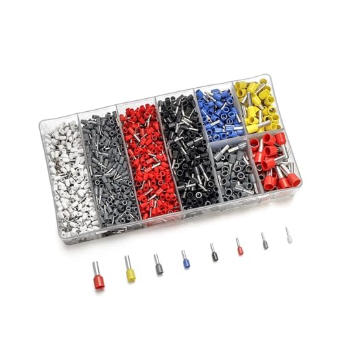 Kit de 1800 terminales de cable con conectores de cobre aislados ZHGUIMING 4
