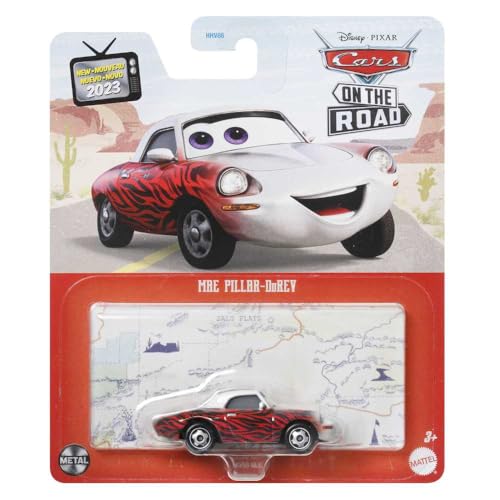 Disney Pixar Cars Mae Pillar-DuRev On The Road 1:64 Scale du rev durev Pillar - image 4