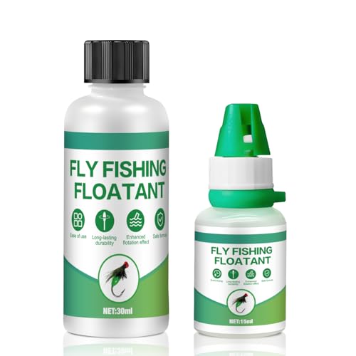 kuailaya Fly Floatant Dry Fly Floatant Gel and Shake Powder Floatant