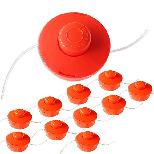 10X Nemaxx Fs1 Bobine Avec Jog Automatique Double Cordon De Tete Coupe De Tonte Accessoires Fil Nylon Rouleau Bobine De Rechange