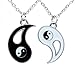 Produktbild Ying Yang Kette Anhänger, 2 Freundschaftsketten Tai Chi Yin Und Yang Puzzle Partner-Anhänger, Schmuck Partnerketten Für Beste Freunde,Liebhaber Und Couple Geschenke