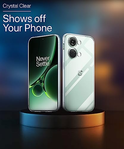 Image of WOW IMAGINE Crystal Clear Transparent Back Case Cover for 1+ OnePlus Nord 3 5G | Full Device & Camera Protection Shockproof TPU | Flexible Silicone Back Cover Case - Transparent