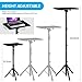 DECOSIS Projector Stand Tripod Adjustable, Laptop Height from 23.5 to 63.5 inches with Gooseneck Phone Holder, Floor for Office, Home, Stage, Studio, DJ Racks Holder Mount, 23.5inch-63.5inch