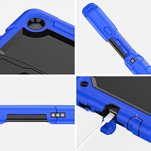 Timecity Samsung Galaxy Tab A7 Lite Case 8.7 Inch 2021, Sm-T220/ T225/ T227 Durable Sturdy Protection Case With Kickstand - Dark Blue #TOP5