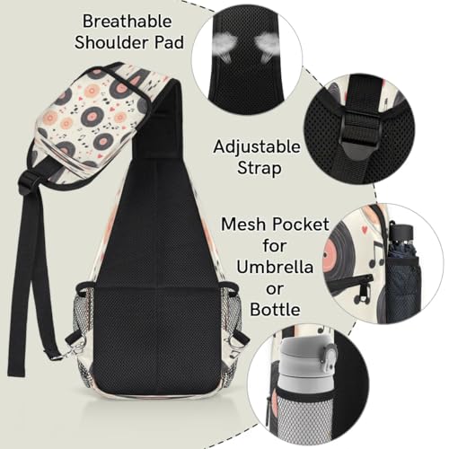 Bolso tipo sling unisex para viaje y senderismo miniatura 4