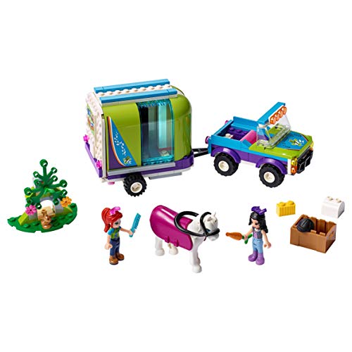LEGO Friends - Remolque del Caballo de Mia Nuevo juguete de construcción de Coche con Remolque, incluye dos mini muñecas (41371)