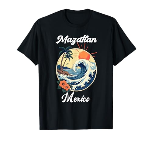 Mazatlán México Recuerdo Vacaciones Viajes Hombres Mujeres Recordatorio Camiseta