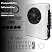 DC 12V AC Unit RV Air Conditioner mini Split Fit for Truck cab Van Motorhome Camper Pickup Vintage Cars Low Noise Intelligent Frequency Conversion Anti-Corrosion Automotive Parking Air Conditioners