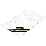 Amyracel Clear Office Chair Mat for Carpets, 30” x 48” Studded Low Pile Carpet Chair Mats, Office De