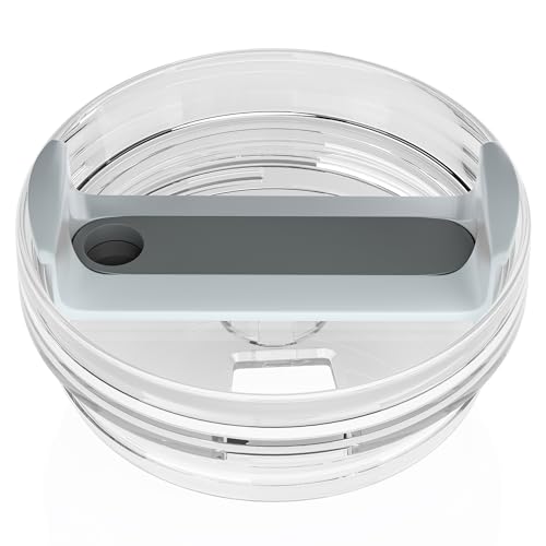 CeleVista 40 oz Tumbler Lid Replacement, Tumbler Lids Fit for Stanley Quencher, No Straw, Replacement Covers for Stanley Cup Accessories (Grey)