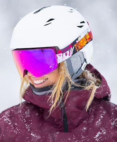 Miniatura 5 de Giro Contour RS - Gafas de esquí y snowboard, para hombres y mujeres, cambio rápido magnético con 2 lentes VIVID, tecnología de ventilación antivaho