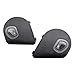 HERCOO LED Puddle Lights Left and Right Side Mirror White Lamps Smoked Lens Compatible with 2010-2018 Dodge Ram 1500 2500 3500, Pack of 2