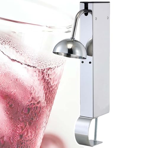 vnmudzeo Enfriador Vertical para Cerveza Y Vino, -45 °C, Bebidas Refrescantes InstantáNeas, MáQuina PequeñA De Hielo con Co2, para Clubes Nocturnos, Pubs Y Restaurantes