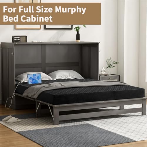Image of Folding Mattress Full Size, 6 inch Trifold Mattress Futon Murphy Bed,Black