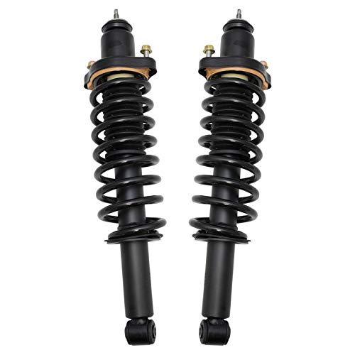 Image of TRQ Rear Complete Loaded Strut Shock & Spring Assembly Pair Set for 2011-2017 Jeep Compass / 2011-2017 Jeep Patriot