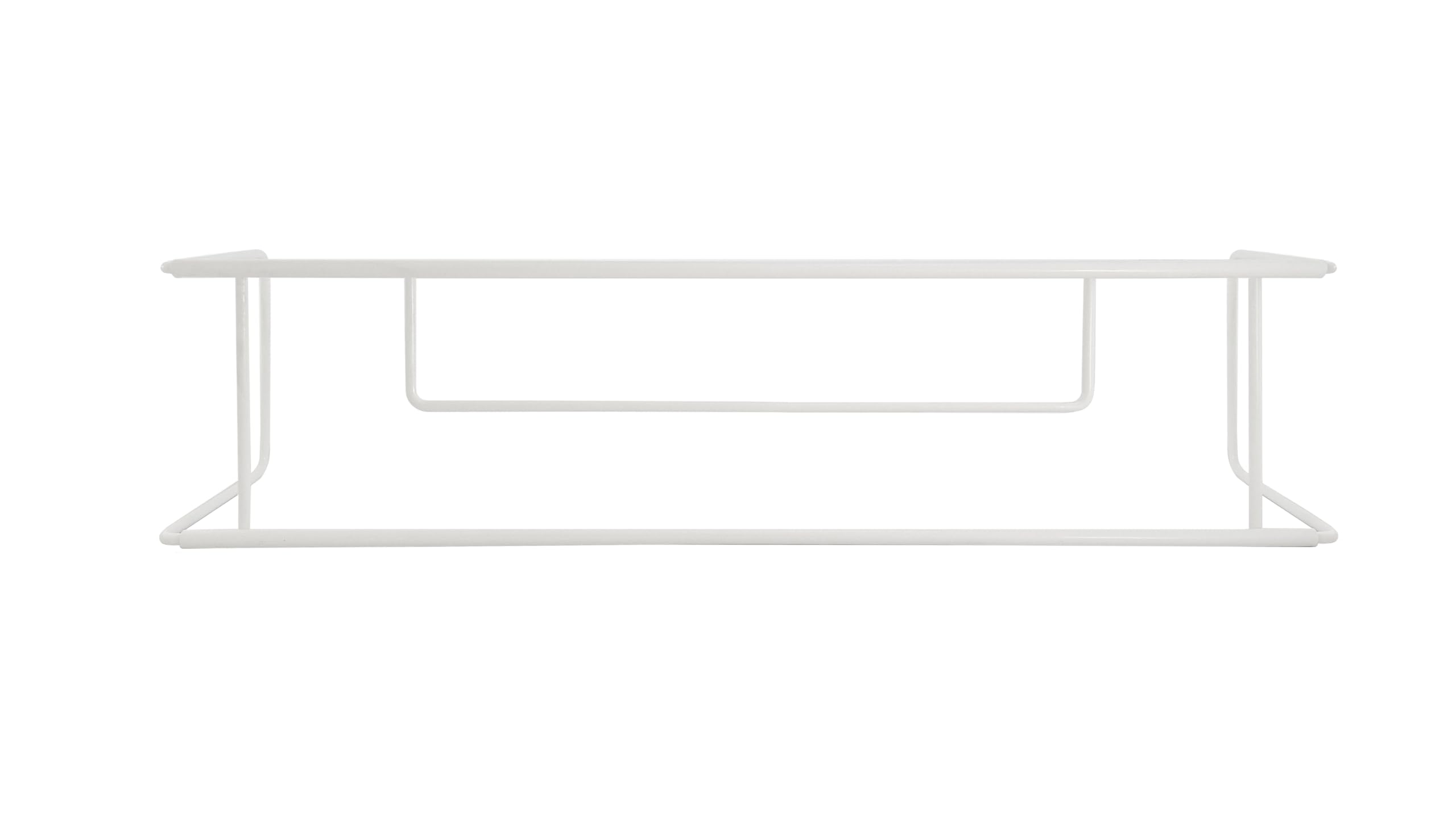 Balconcillo para Macetas, Portamacetas Ventana, Protector de macetas Ventana, Extensible 59 -101cm, Acero Lacado, Blanco | Incluye Tornillería