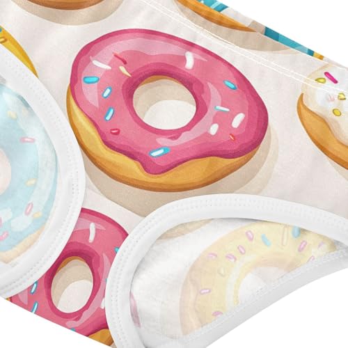Colorful Doughnuts Cookies Toddler Girls Underwear 2t Cotton Cute Panties Girl Designer Briefs Girls Undies4