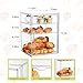 SANKEU Pastry Display Case,Bread Box for Kitchen Countertop,4 Layers Adjustable Clear Bread Storage with Magnetic Door Bakery Pastry Display15.5x11.4x9.8inch，1 Pack