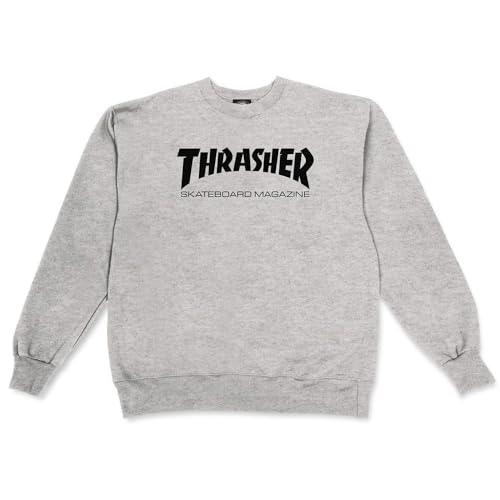THRASHER Skatemag Crew sweat homme idéal pour le skatepark