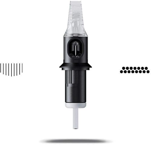 Miniatura 13 de Cheyenne Agujas de cartucho de tatuaje capilar, desechables, suministros de tatuaje profesional, caja de 20 unidades, #10 (0.012 in) 7 Bugpin Round