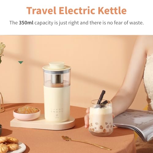 Tetera Eléctrica Portátil de Acero Inoxidable 350 ml 110V miniatura 2