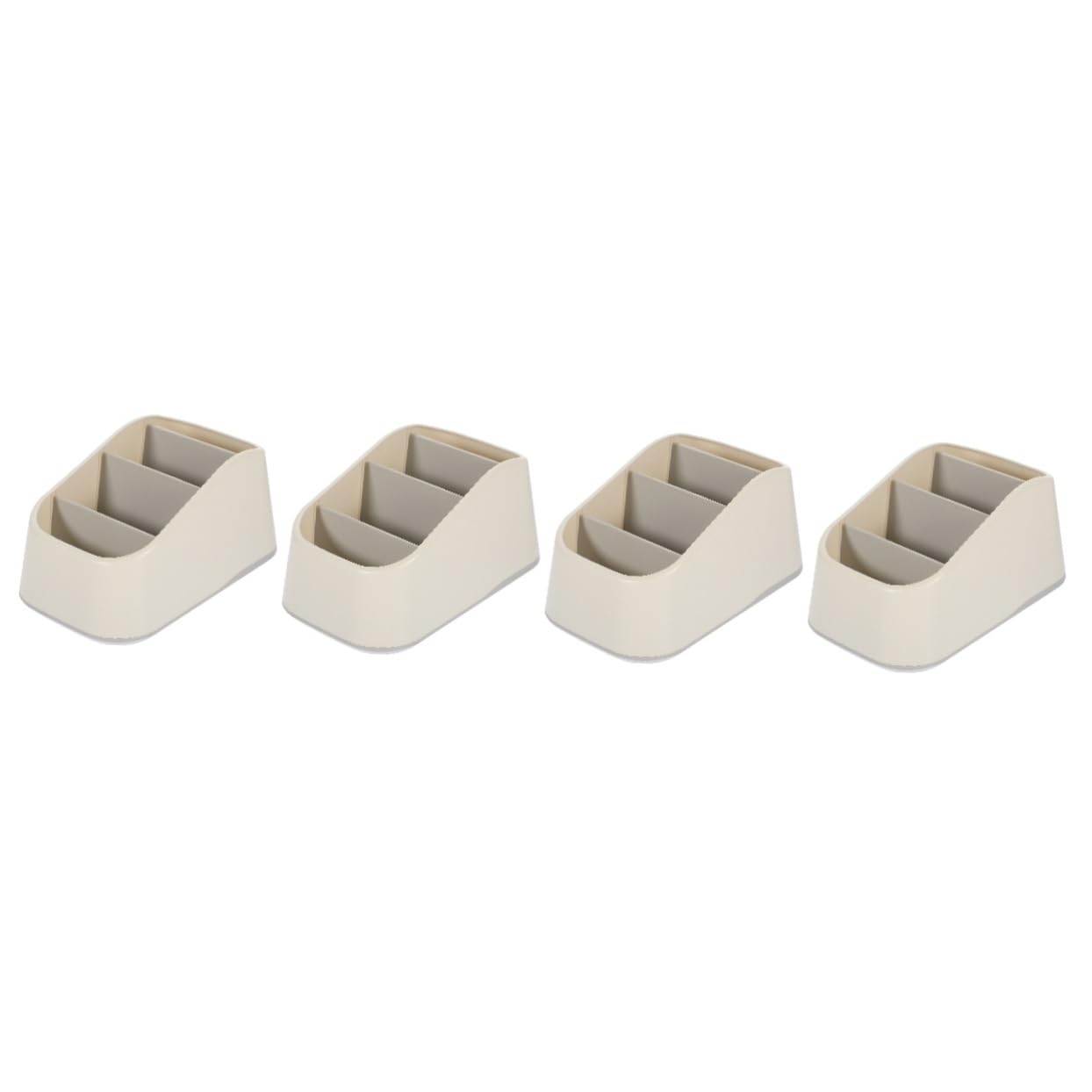 NUOBESTY 4piezas Caja De Almacenamiento Multifuncional Para Control Remoto y Accesorios De Oficina Organizador De Escritorio Compartimentos Para Hogar y Sala De Estar