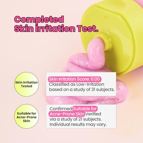 Image of 4-in-1 Konjac Jelly Face Cleanser - Gentle Daily Exfoliating, Deep Cleansing, Pore Care & Makeup Removal | Berry Smoothie Texture with Raspberry & Vitamin B+C+E Complex | Dermatologist-Tested - 130 ML