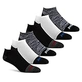 Prince Men's Low Cut Performance Athletic Socks for Running, Tennis, and Casual Use (6 Pair Pack) (Men's Shoe Size 12-16 (US), White/Black Assortment)