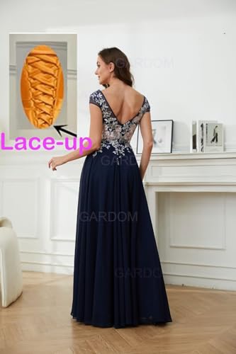 Embroidery V Neck Mother of The Bride Dresses for Wedding 2025 Lace Chiffon Maxi Formal Mother Groom Dress with Slits3