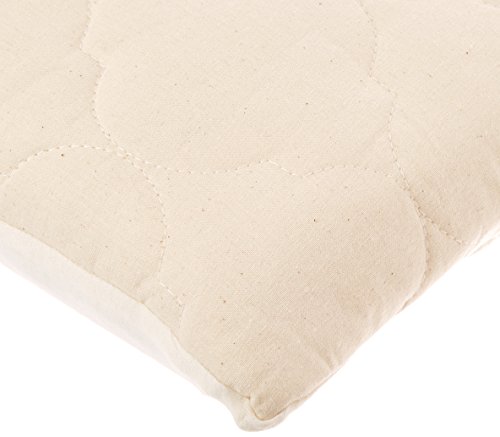 Snoozy 100% Waterproof Cotton Bassinet Pad, Beige, 15