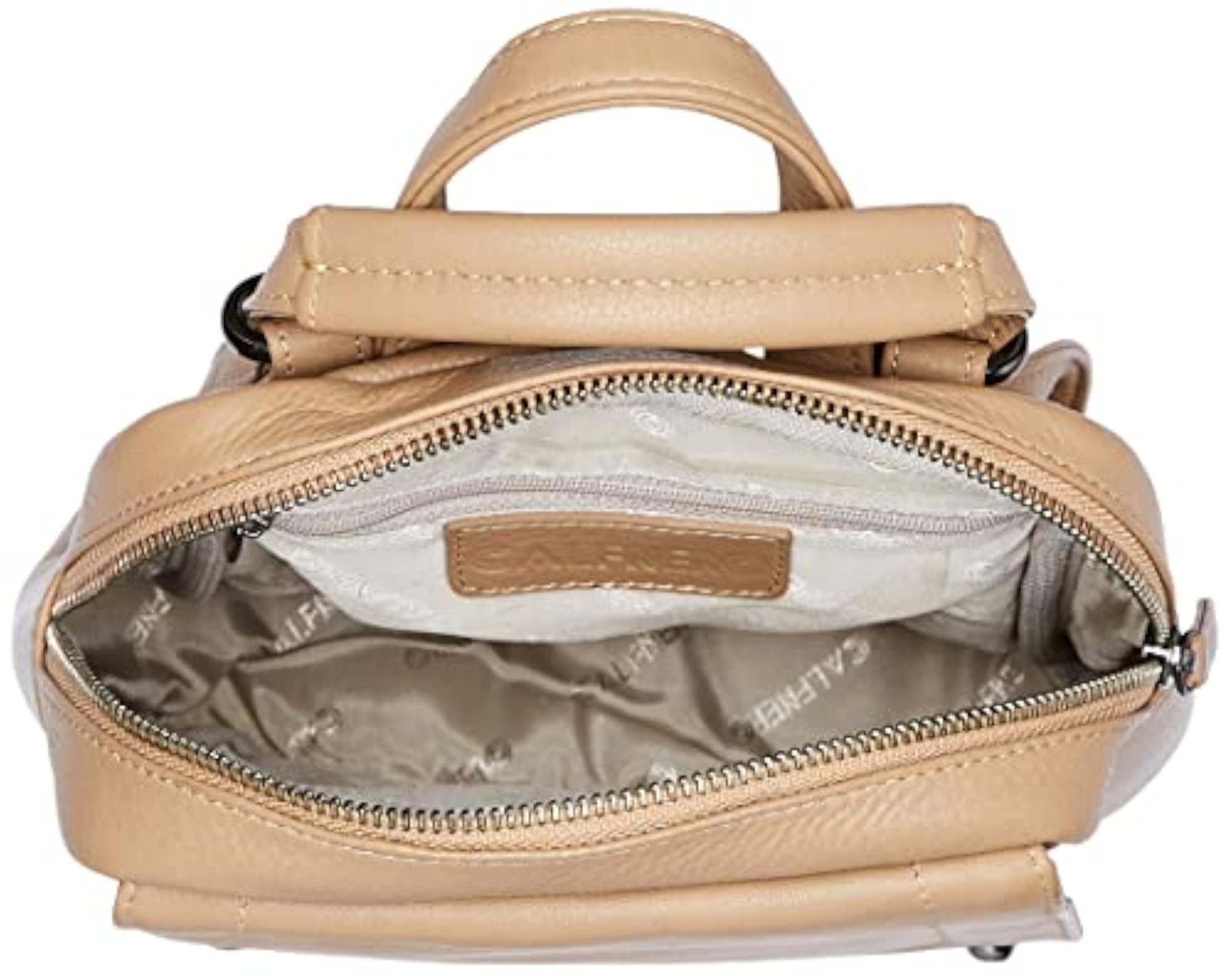 Genuine Leather Women's Sling Bag 71084-Camel, Stylish