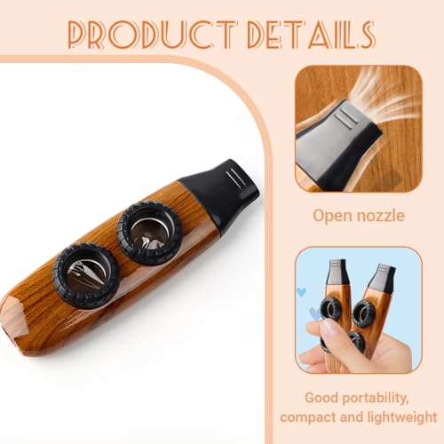 Holzmaserung Kazoo, Kazoo Mit 3 Kazoo Flötenmembranen Und Einer Schönen Box Für Musikinstrumente Ukulele Gitarrenpartner