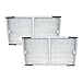 Crucial Air Replacement Filter Compatible with Idylis C Filter Air Purifier Parts 1.4" x 6.7" x 11.8" Pair with Hepa Style Filters Part IAP-10-200, IAP-10-280 (2 Pack)