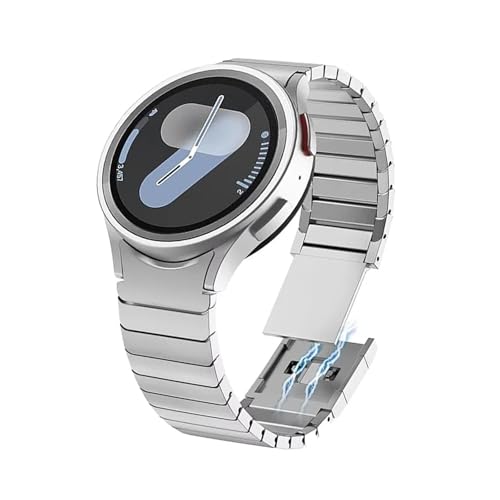 [PLYYQZM] Ԃ̂ȂJ[uGhuXbgASam su ng ɍ Galaxy Watch 7 6 5 4 FEA40mm 44mm Classic 47mm 43mm 46mmohAXeXX`[uXbgɓK(Silver 