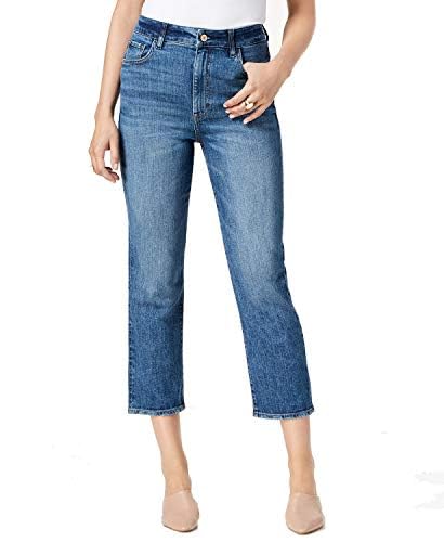 Mia High Rise Cropped Straight Leg Jeans Lyon 252