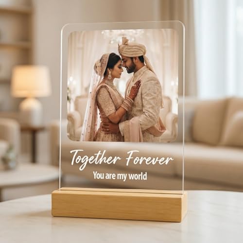 Acrylic Customized Photo, Text Plaque | Personalized Photo Frame ...
