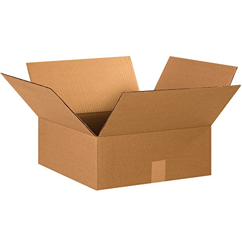 Image of Tape Logic Shipping Boxes Flat 15 inchL x 15 inchW x 6 inchH, 25-Pack | Corrugated Cardboard Box for Packing, Moving and Storage