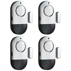 Door Window Alarms, Zabree 120 DB Pool Alarms for Inground Pools, Magnet Pool Door Window Security Alarms