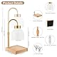 T-SUN Kerzenwärmer Lampe, Candle Warmer Lamp, Duftlampe Wachswärmer mit Timer, Dimmbare Elektrischer Kerzenwärmer Lampe, Höhenverstellbar Kerzenwärmer für Yoga, Zuhause, Schlafzimmer, Dekoration(Weiß)