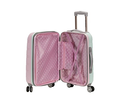 Image of Rockland Melbourne Hardside 3 Piece Expandable Spinner Wheel Luggage Set, (20 inch /24 inch /28 inch), Mint