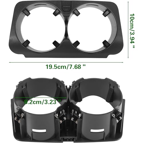 Divisor insertable para portavasos Mercedes E400 2015-2018 miniatura 4