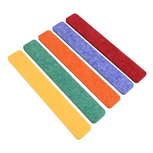 ARTIBETTER Easy Install Felt Board 5pcs Self-Adhesive Wall Stickers Bulletin Board Tiles Office Classroom Home Decor